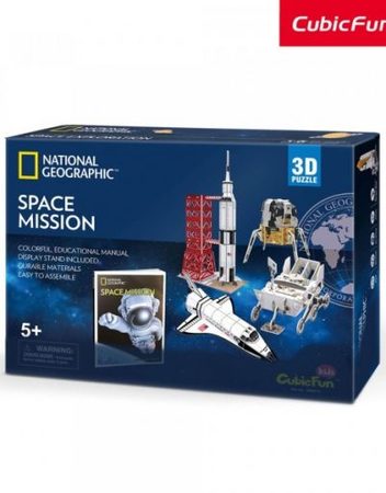 Cubic Fun Пъзел 3D National Geographic Космическа мисия Space Mission 80ч. DS0971h