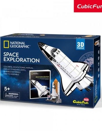 Cubic Fun Пъзел 3D National Geographic Космическа совалка Space Exploration 65ч. DS0970h