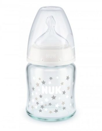 NUK Шише стъкло със силиконов биберон FIRST CHOICE 120 мл. 10747092