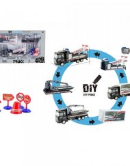 OCIE DIY City Truck Пътна помощ 1:48 със сменящи се ремаркета, пътни знаци OTB0576645