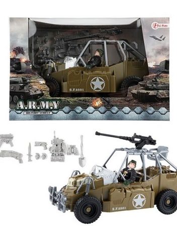 TOI TOYS К-Т Бойна машина + 1 бр. фигурка войник 15689 A/B/C