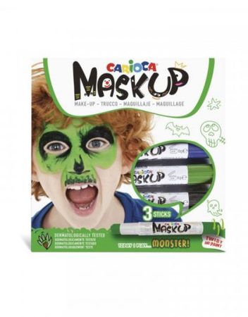 Carioca Пастели MASK UP за лице 3 цвята  - чудовище 943051