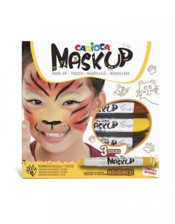 Carioca Пастели MASK UP за лице 3 цвята  - животни 943048