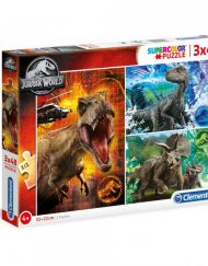 CLEMENTONI 3x48ч. Пъзел Jurassic World 25250