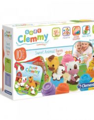 CLEMENTONI SOFT Clemmy Конструктор 10ч. Животни от фермата с книжка 17174