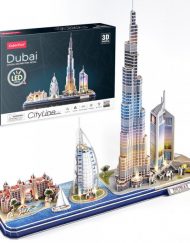 Cubic Fun Пъзел 3D City Line Dubai 182ч. с LED светлини L523h