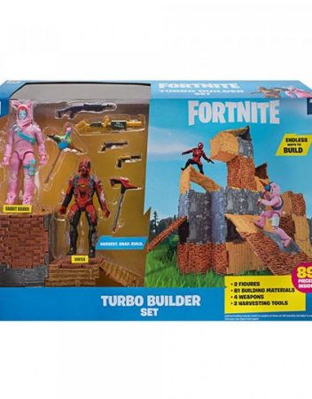 JW FORTNITE Крепост с фигури RABBIT RAIDER&VERTEX TURBO BUILDER FNT0115