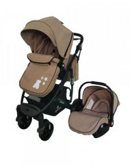 KIKKABOO Комбинирана количка 2в1 BELOVED BEIGE 31001010119