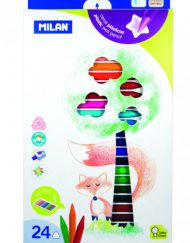 MILAN Комплект пластипастели 24 цвята 80025
