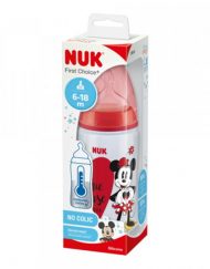 NUK FC Шише TEMPERATURE CONTROL 6-18м 300 мл MICKEY 10741019