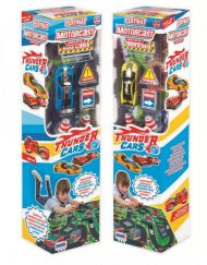 RSTOYS Килимче за игра THUNDER CARS(80 х 70 см) 1 кола и аксесоари 10277