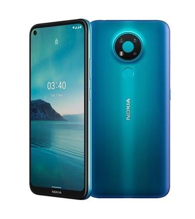 Smartphone, NOKIA 3.4 TA-1283, Dual SIM, 6.39'', Arm Octa (1.5G), 3GB RAM, 64GB Storage, Android10, Blue (HQ5020KC99000)