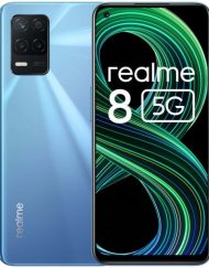 Smartphone, REALME 8 5G, DualSIM, 6.4'', Arm Octa (2.0G), 4GB RAM, 64GB Storage, Android 11, Blue (RMX3241)