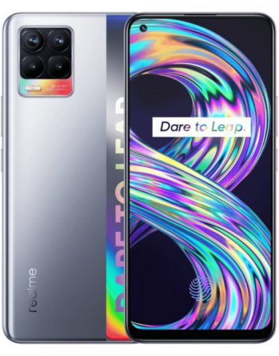 Smartphone, REALME 8, DualSIM, 6.4'', Arm Octa (2.0G), 6GB RAM, 128GB Storage, Android 11, Silver (RMX3085)