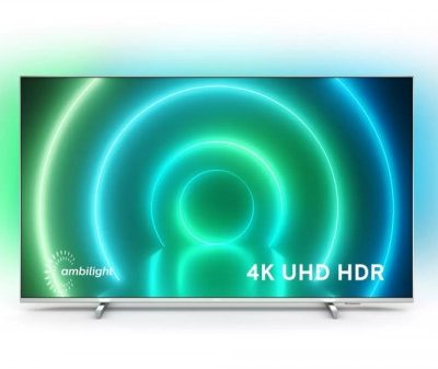 TV LED, Philips 50'', 50PUS7956/12, Smart Android OS, Ambilight 3, HDR10+, WiFi, LAN, UHD 4K