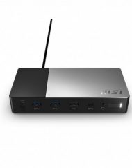 Docking Station, MSI USB-C Docking Station Gen 2, Support 100W PD Charging, up to 3 Monitors (957-1P151E-010)