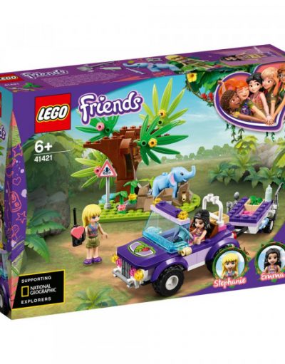 LEGO FRIENDS СПАСЕНИЕ В ДЖУНГЛАТА С БЕБЕ СЛОН 41421