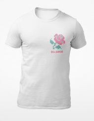 Мъжка тениска с етно мотиви Българска роза