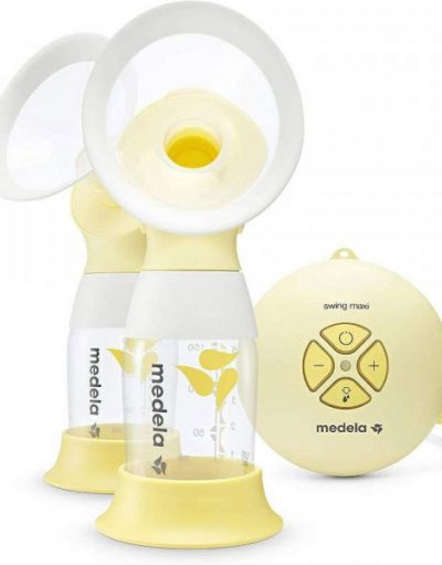 MEDELA Двойна двуфазна електрическа помпа за кърма Swing Flex Maxi + 2бр. шишета + 4бр. фунии S, М 101039076