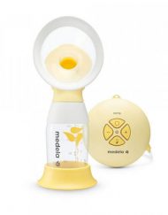 MEDELA Единична двуфазна електрическа помпа за кърма Swing Flex + 1бр. шише и 2бр. фунии S, M 101039075