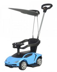 CHIPOLINO Ride-on с дръжка и сенник LAMBORGHINI СИН ROCLA0203BL