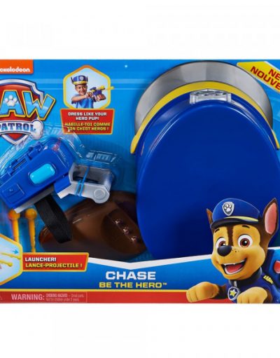 PAW PATROL Комплект за игра Стани герой с изстрелвачка и каска 6058610