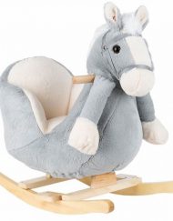 KIKKA BOO Люлка със седалка и звук GREY HORSE СИВА 31201040005