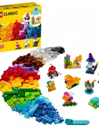 LEGO CLASSIC Творчески прозрачни тухлички 11013