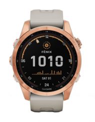 Часовник Garmin Fenix 7S Solar Rose Gold/Light Sand 010-02539-11