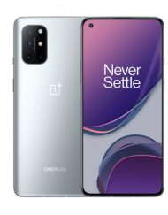 Smartphone, OnePlus 8T 5G, DS, 6.55'', Arm Octa (2.84G), 8GB RAM, 128GB Storage, Android, Lunar Silver (5011101268)