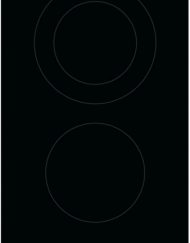 Стъклокерамичен плот за вграждане, Electrolux LHR3233CK, 2 зони
