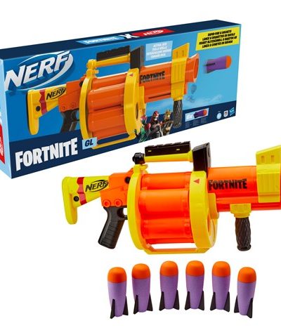 NERF FORTNITE Бластер GL с 6 ракети E8910