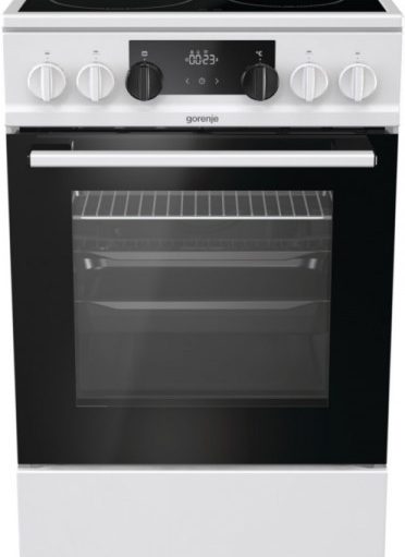 Готварски печки, Gorenje EC5341WG, Енергиен клас: А, стъклокерамичен плот