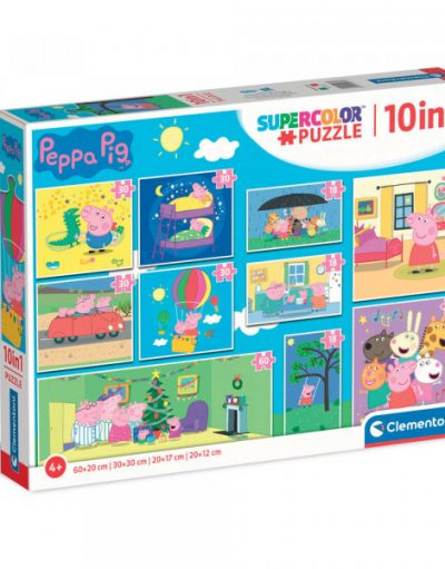 CLEMENTONI 10 в 1 Пъзел Peppa Pig 20271