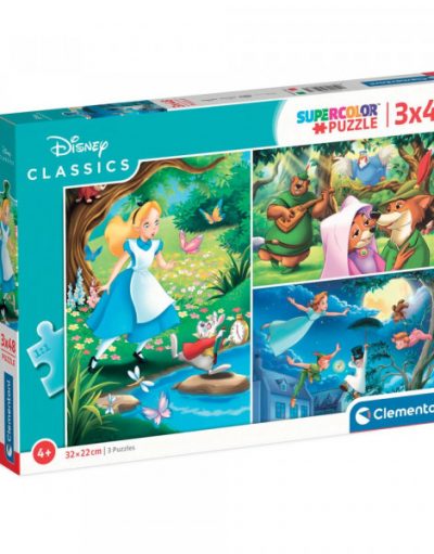 CLEMENTONI 3x48ч. Пъзел Disney Classic 25267