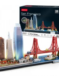 Cubic Fun Пъзел 3D Cityline San Francisco 90ч. с LED светлини L524h