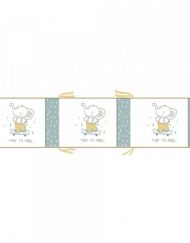 KIKKA BOO Обиколник за легло 180 см. ELEPHANT TIME 41101080026
