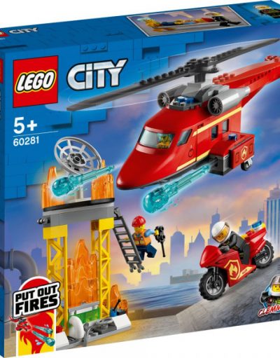 LEGO CITY Спасителен пожарникарски хеликоптер 60281