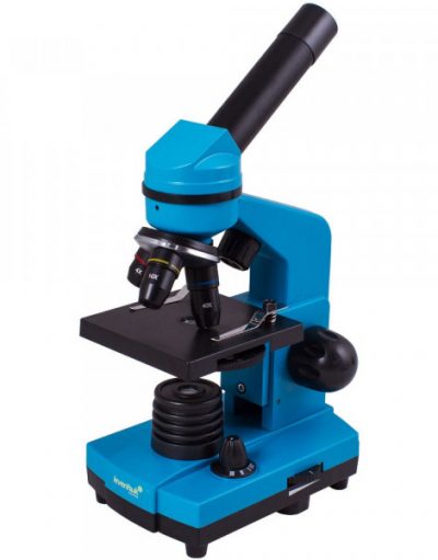 Levenhuk Микроскоп Rainbow 2L (син) с набор за експерименти 72209