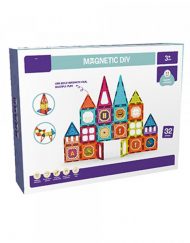 MAGNETIC DIY Магнитен конструктор Замък 32 части 2106K589 / OTG0934665