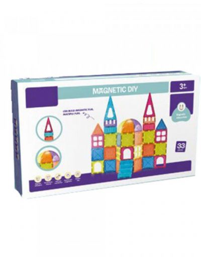 MAGNETIC DIY Магнитен конструктор Замък 33 части OTG0934664