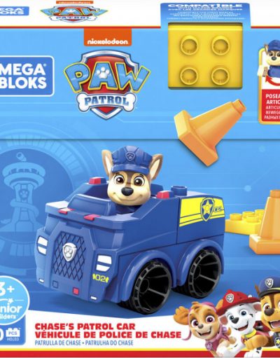 MEGA BLOKS PAW PATROL Патрулиращата кола на Чейс 10ч. HDJ33