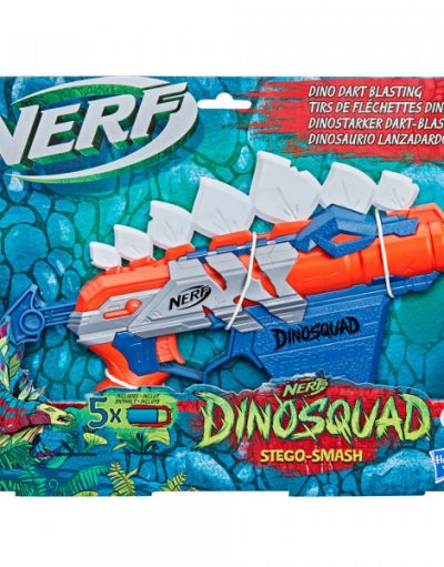 NERF DINOSQUAD бластер STEGO-SMASH  с 5 стрели F0805