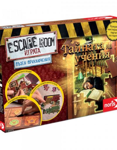 Noris Escape Room Настолна игра пъзел Тайната на учения 606101966037