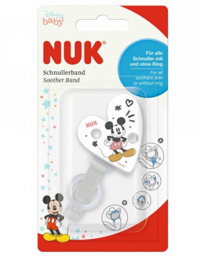 NUK Клипс за залъгалка ДУО MICKEY 10256495