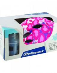 POLISPORT Детска каска с бутилка JUNIOR S (52-56см) GLITTER HEARTS AM5684