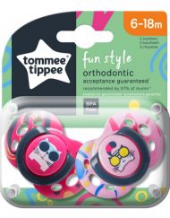 TOMMEE TIPPEE Ортодонтични залъгалки 6-18 м. FUN STYLE КОТКА TT.0084.003