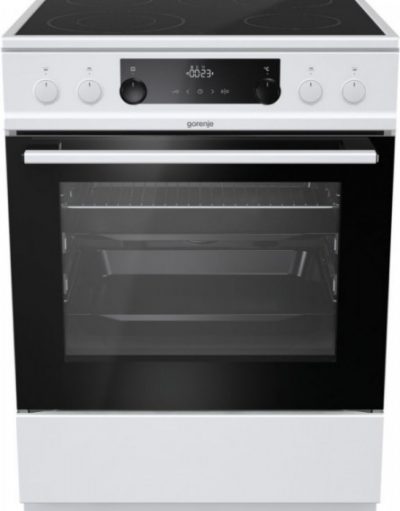 Готварски печки, Gorenje ECS6350WPA, Енергиен клас: А, стъклокерамичен плот (ECS6350WPA)