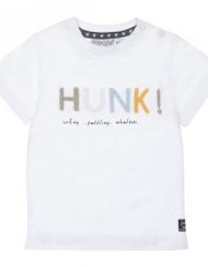 Бяла детска тениска HUNK