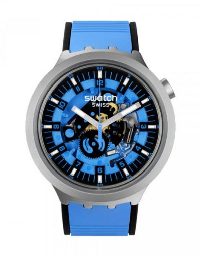 Часовник Swatch Azure Blue Daze SB07S106